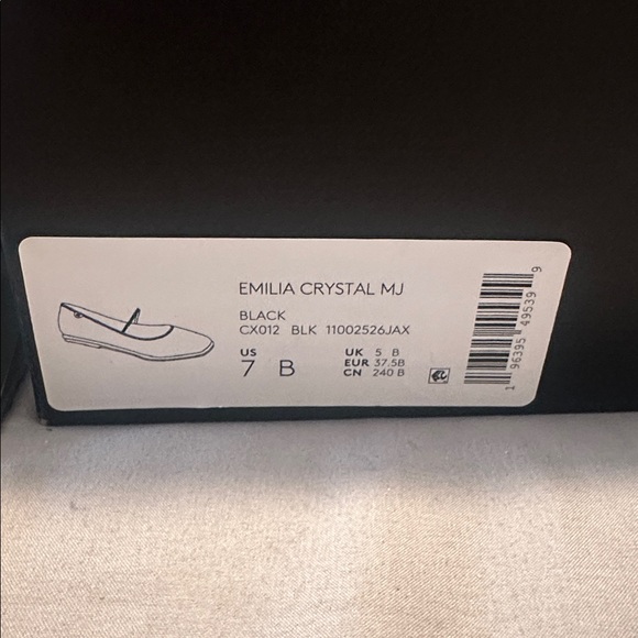 Brand New in Box Coach Bling Emila Crystal MJ Flats - Picture 2 of 8